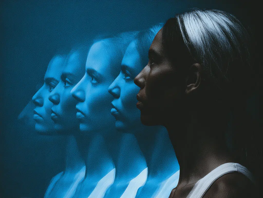 Diverse professional woman participating in online workforce development training at London Intercultural Academy (LIA).