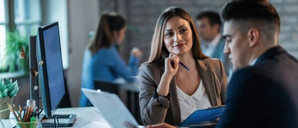 People manager looks confident to lead an international workforce after completing cultural intelligence training.