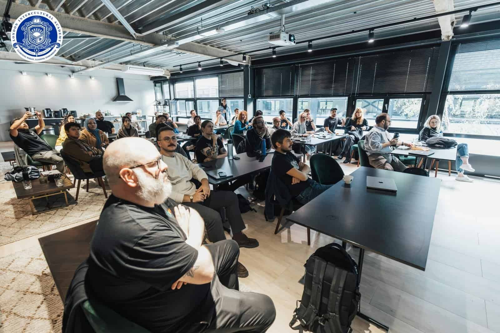 In-person leadership training session