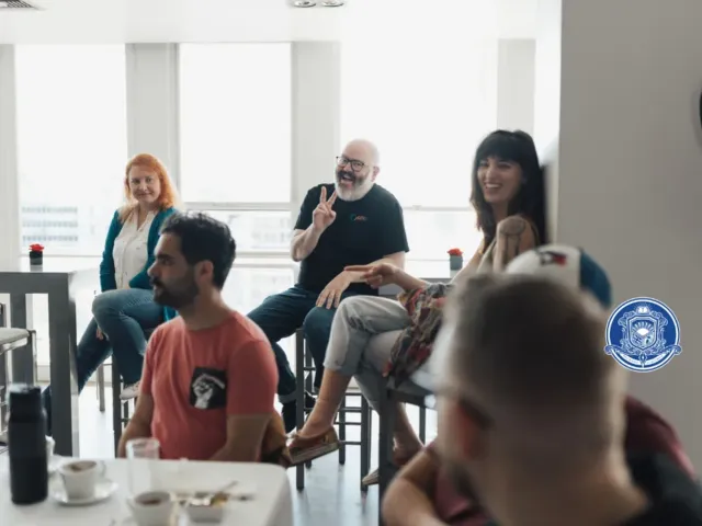 Managers working through a workplace scenario